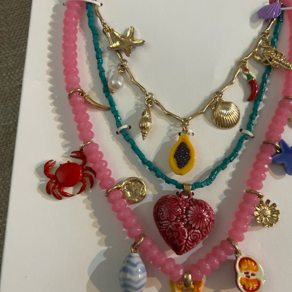 Zara Multicolor Charm Necklace - Picture 3 of 5